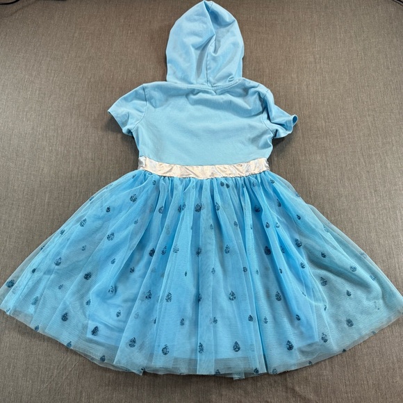 Girl Clothing Size 4T - 5T Dresses Lot/ Bundle Of 4 Long Sleeve Blue Princess - Picture 7 of 14